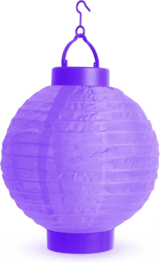 Fioletowy składany lampion LED