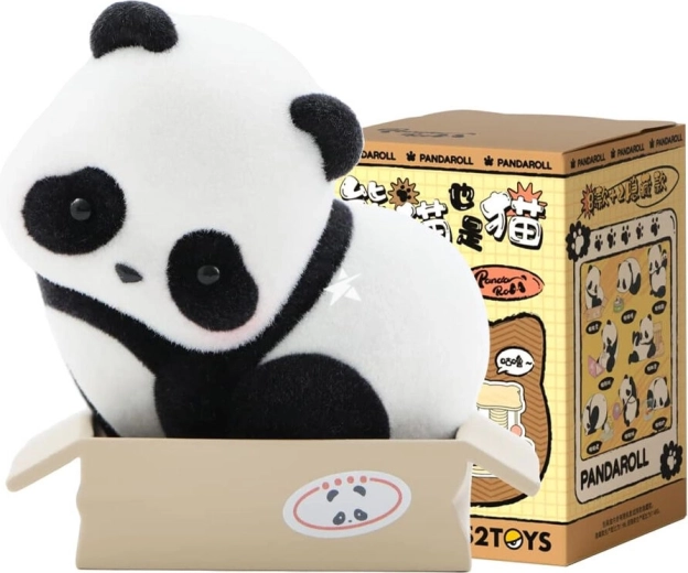 Figurka kolekcjonerska 52TOYS Panda Roll Panda jako kot - 1 sztuka