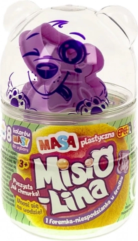 Misiolina lekka pływająca plastelina – pomarańczowa, 60 g