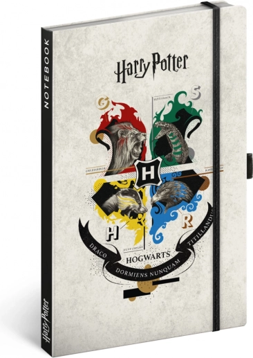 NOTIQUE notatnik HARRY POTTER, liniowany, 13 × 21 cm
