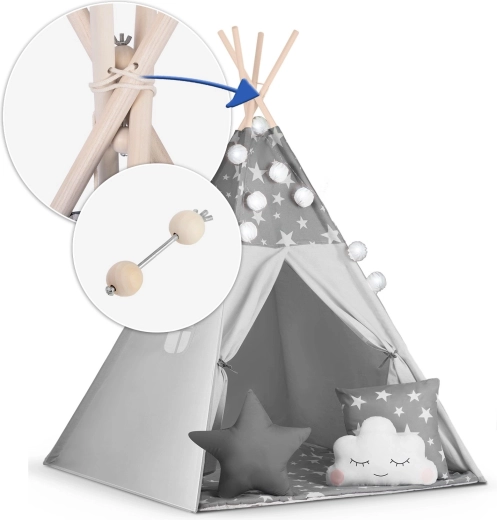 Stabilna drewniana konstrukcja + stabilizator gratis