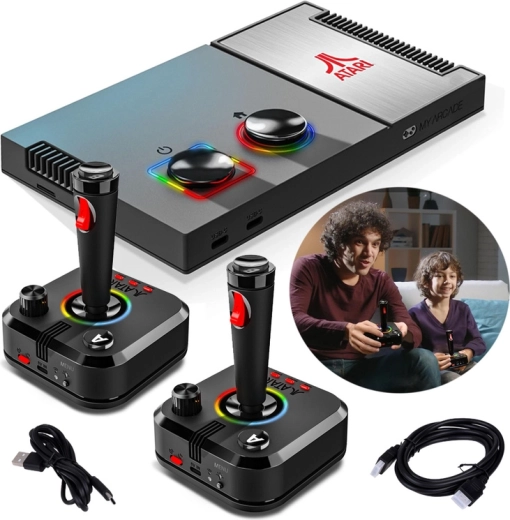 retro konsola do gier atari gamestation pro z ponad 200 grami