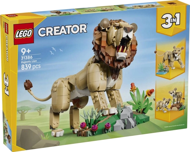 LEGO Creator Dzikie zwierzęta: Majestatyczny lew