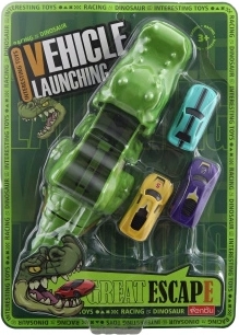 Krokodyla wyrzutniowa trasa z autkami