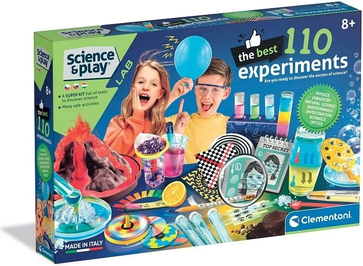 Clementoni Science & Play laboratorium – 100 naukowych eksperymentów dla dzieci