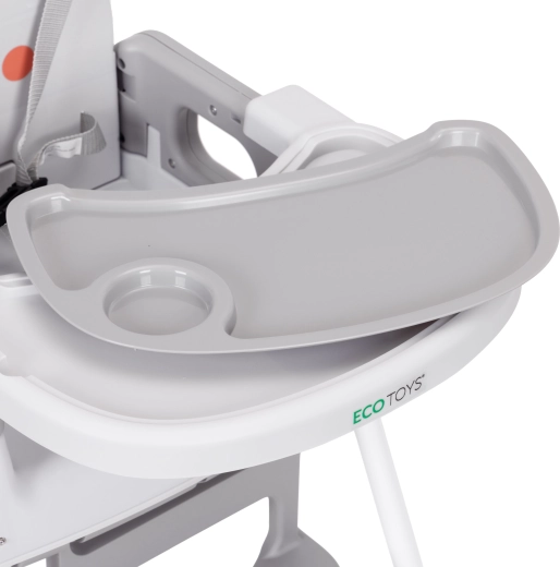 Podwójna tacka do zmywarki dla łatwego czyszczenia