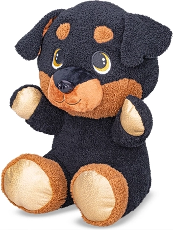 Pluszowy siedzący rottweiler 16,5 cm