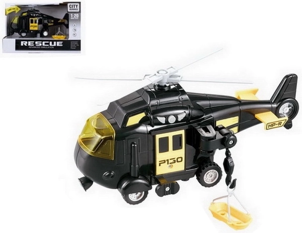 Ratunkowy helikopter ze światłem i dźwiękiem