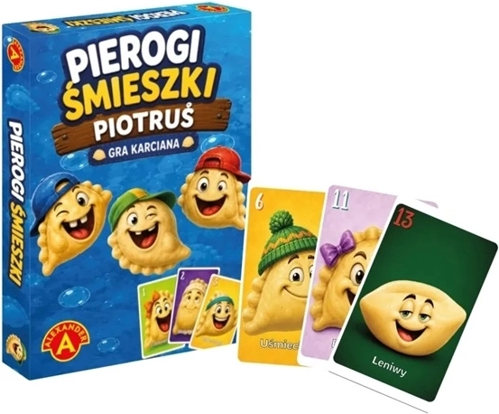 Gra karciana Piotruś pierogi śmieszki