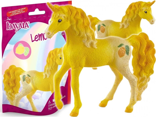 Schleich bayala cytrynowe źrebię jednorożca
