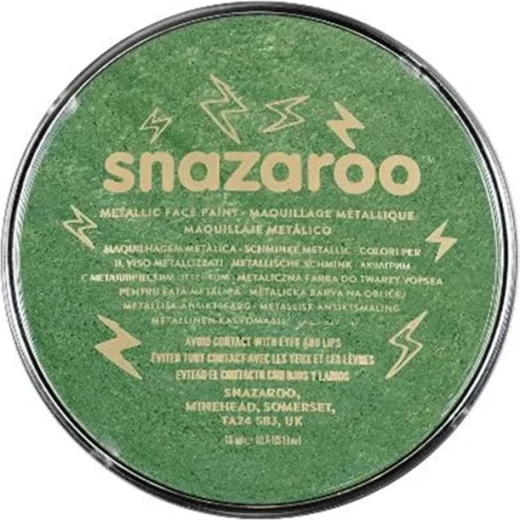 Snazaroo metaliczna farba do twarzy elektryczna zieleń 18 ml