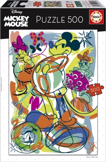 Puzzle Educa Miki i przyjaciele, 500 elementów