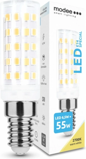 Żarówka LED Modee Special Ceramic 6,5 W E14, 680 lm, ciepła biel