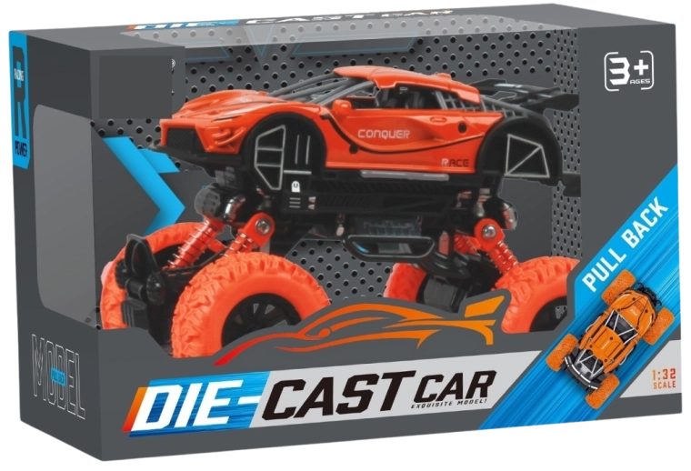 Monster truck Sparkys z napędem typu pull-back 1:32