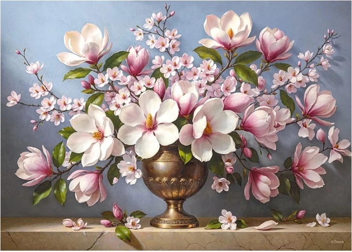Puzzle Cherry Pazzi Elegancja magnolii 1000 elementów