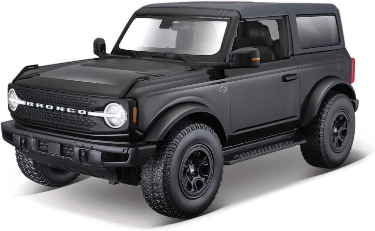 Ford Bronco Wildtrak 2021 metalowy model czarny 1:18