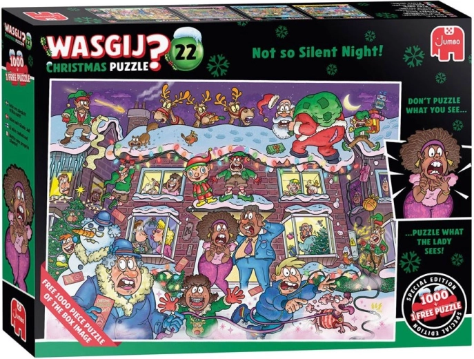 JUMBO WASGIJ Christmas 22: Nie całkiem spokojna noc! puzzle 2 x 1000 elementów