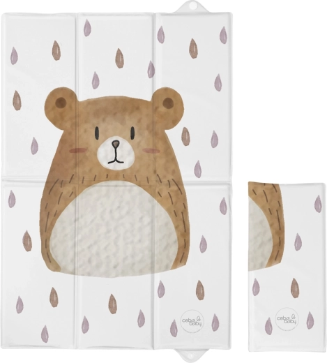 Ceba Baby podróżna mata do przewijania Basic bear buddy 60 × 40 cm