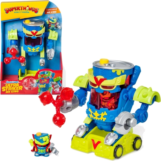 SuperThings Ultra Striker Mr King – robot z figurką