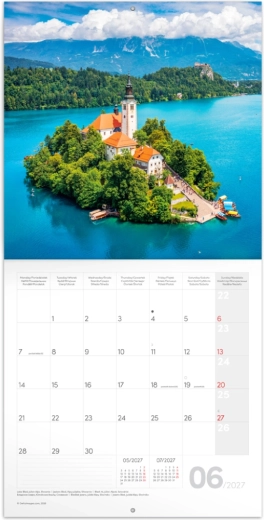 Przejrzyste kalendarium i miejsce na notatki