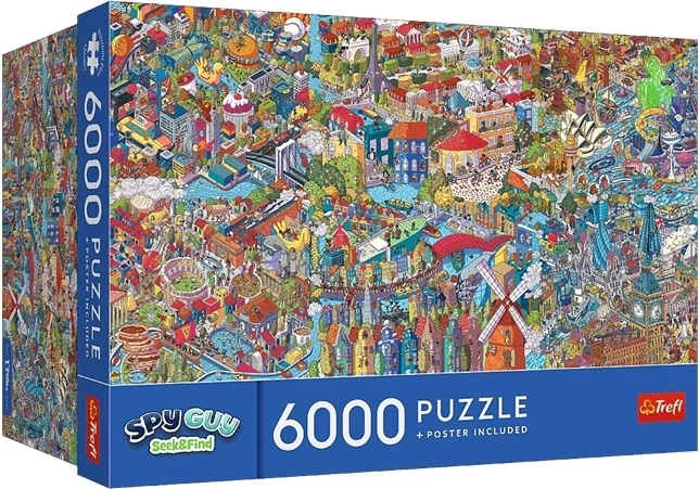 Puzzle Spy Guy: city break – 6000 elementów