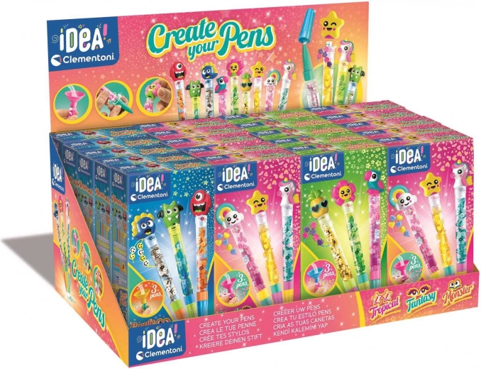 Mini fabryka długopisów CLEMENTONI