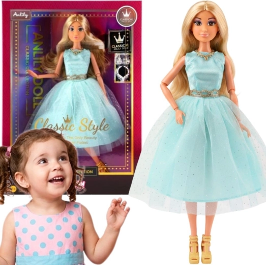 Lalka Woopie Royal Lily w turkusowej sukience 30 cm