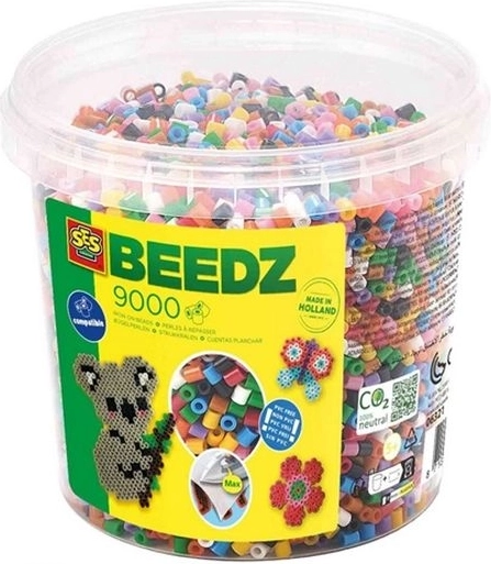 SES Beedz koraliki do prasowania 9000 szt. mix