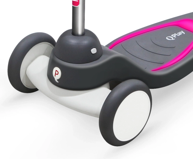 Stabilność dzięki 3 kołom i sterowaniu balansowemu