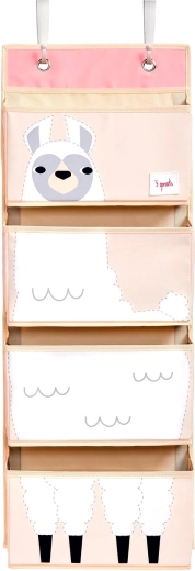 3 Sprouts wiszący organizer Llama white
