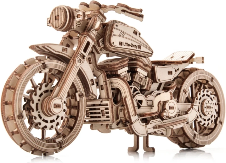 Little Story drewniane puzzle 3D motocykl Speedtail