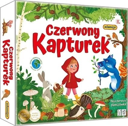 Kooperacyjna gra planszowa Czerwony Kapturek dla dzieci