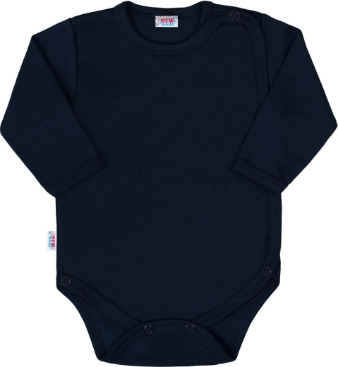 Niemowlęce body rozpinane na całej długości New Baby Classic II ciemnoniebieskie