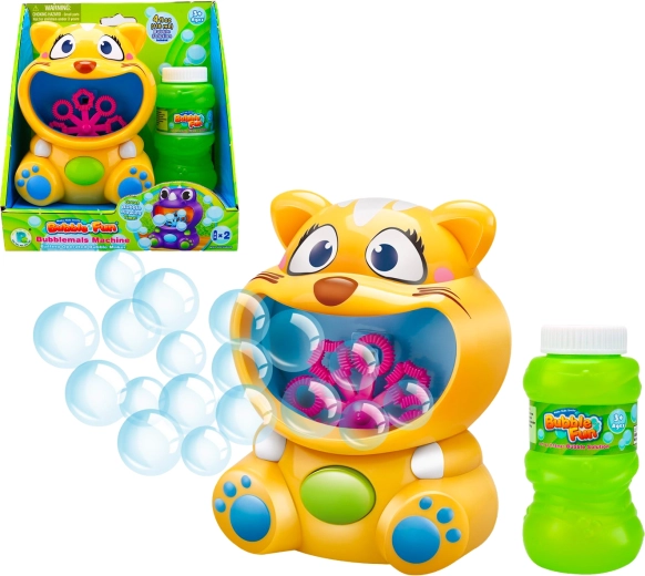 Bubble Fun maszynka do baniek – kotek z płynem 118 ml