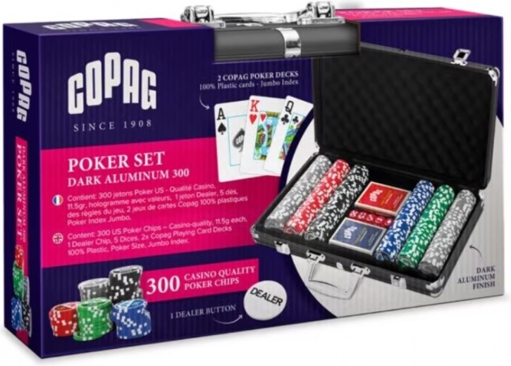 Zestaw pokerowy 300 żetonów