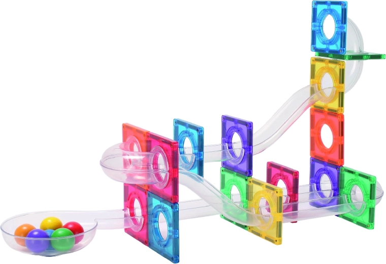 Cleverclixx magnetyczny tor kulkowy Compact Pack Intense 60 elementów