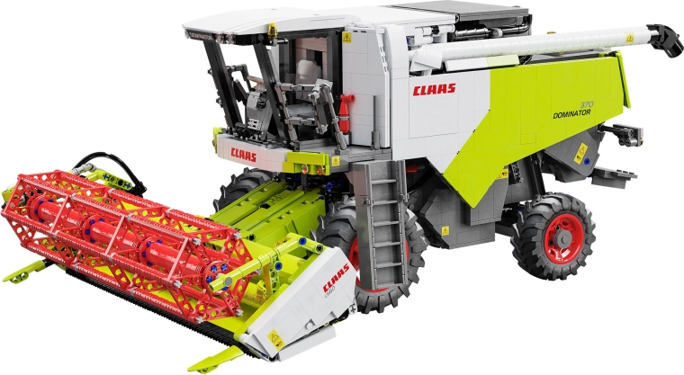 Realistyczny zespół żniwny i rura wysypowa