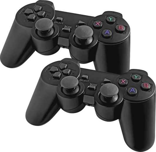 Dwa bezprzewodowe kontrolery