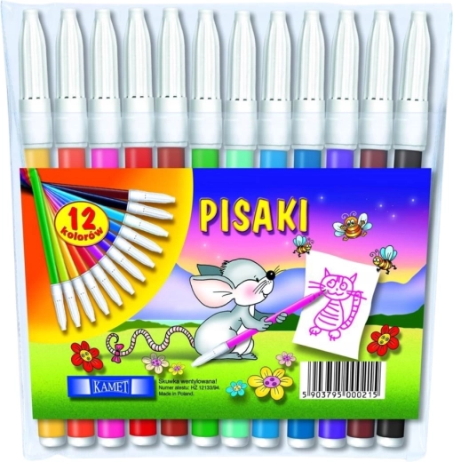 Flamastry KAMET 12 kolorów