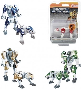 Transformacyjne zwierzę lub robot plastikowy 9cm w blistrze