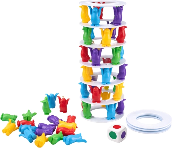 Kolorowe figurki i stabilne pierścienie