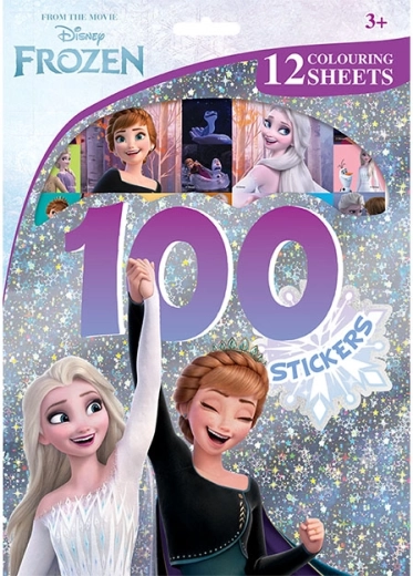 Kraina Lodu: 100 naklejek i kolorowanki