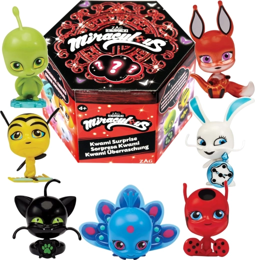 Miraculous kwami surprise box – figurka niespodzianka (Biedronka i Czarny Kot)