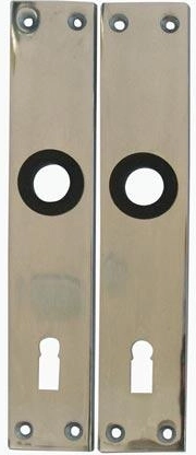 Tarcza drzwiowa 72/klucz K 416 aluminium (1 para)