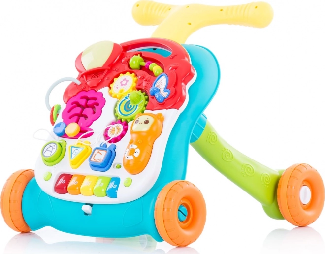 CHIPOLINO interaktywny pchacz i stolik zabaw 2w1 – zielony