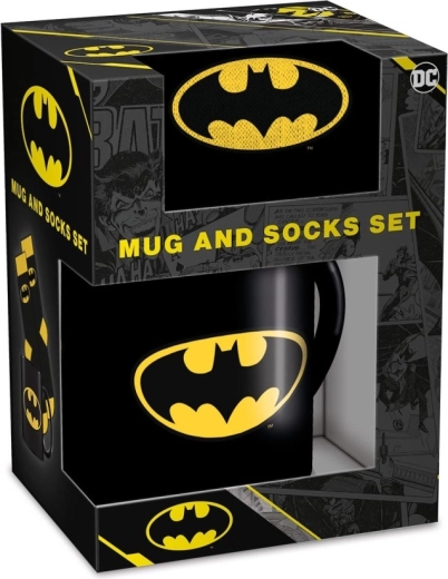 Batman męski zestaw prezentowy kubek i skarpetki