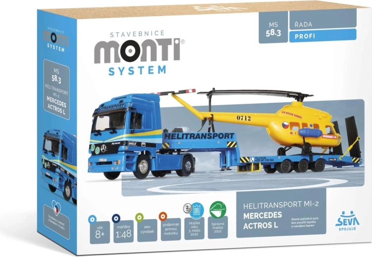SEVA Monti System Helitransport MI-2 Mercedes Actros L zestaw konstrukcyjny