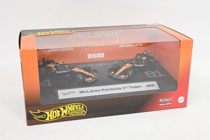 Hot Wheels Premium Formuła 1 McLaren Team 2‑pak