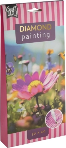CRAFT ID Malowanie diamentami kwiaty 30 × 40 cm