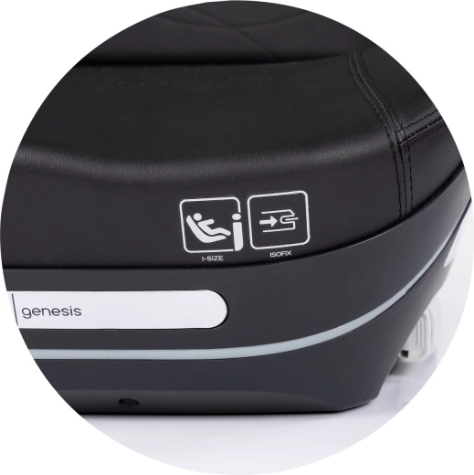 Bezpieczne mocowanie ISOFIX z czytelną indikacją